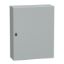 Picture of Spacial, Wall mounted steel enclosure, Spacial S3D, plain door, with mounting plate, 1000x800x300mm, IP66, IK10