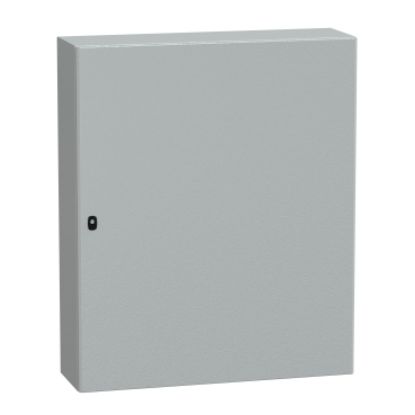 Picture of Spacial, Wall mounted steel enclosure, Spacial S3D, plain door, with mounting plate, 1200x1000x300mm, IP66, IK10