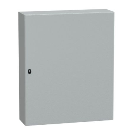 Picture of Spacial, Wall mounted steel enclosure, Spacial S3D, plain door, with mounting plate, 1200x1000x300mm, IP66, IK10
