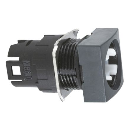 Picture of Head for selector switch, Harmony XB6, illuminated square 16mm 2 positions 60degrees, stay put
