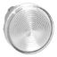 Picture of Head for pilot light, Harmony XB4, white, 22mm, with grooved lens, universal LED