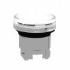 Picture of Head for pilot light, Harmony XB4, white, 22mm, with grooved lens, universal LED