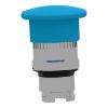Picture of Head for non illuminated push button, Harmony XB4, blue mushroom 40mm, 22mm, latching, push-pull to release, unmarked