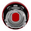 Picture of Head for pilot light, Harmony XB4, metal, red, 22mm, universal LED, grooved lens