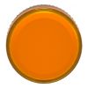 Picture of Head for pilot light, Harmony XB4, metal, orange, 22mm, plain lens for BA9s bulb