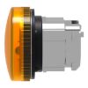 Picture of Head for pilot light, Harmony XB4, metal, orange, 22mm, plain lens for BA9s bulb