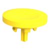 Picture of Antimicrobial plain cap, Harmony XB5, Harmony XB4, yellow, for flush mounted push button