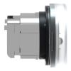 Picture of Head for pilot light, Harmony XB4, metal, clear, 22mm, plain lens for BA9s bulb