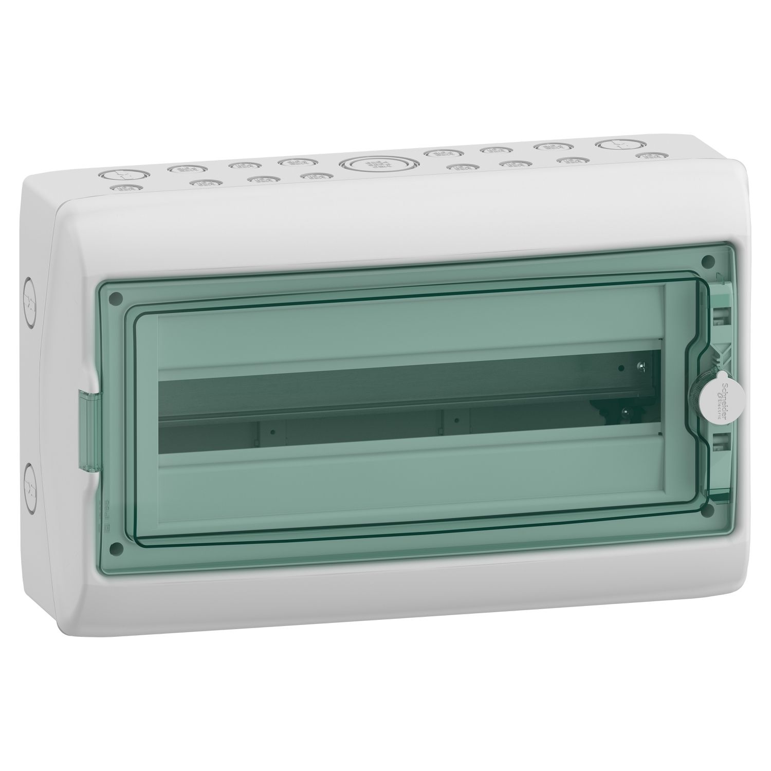 Picture of Enclosure for modular device, Mureva Enclosure, 1x18 modules, earth terminal block