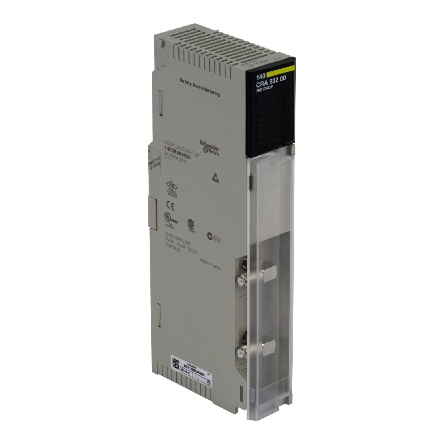 Picture of RIO drop adaptor module Modicon Quantum - 2 connectors with redundant cable