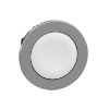 Picture of Flush mounted push button head, Harmony XB4, metal, white, 30mm, spring return, unmarked