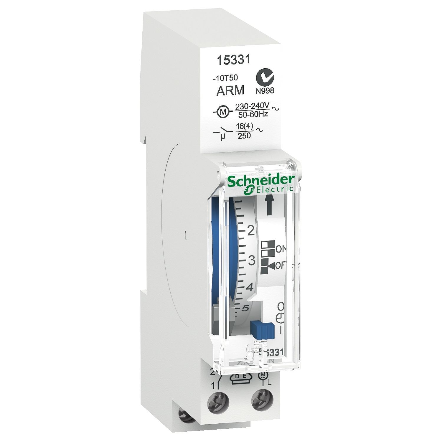 Picture of Mechanical Time Switch, Acti9, 7 Days, 100h Memory