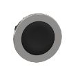 Picture of Flush mounted push button head, Harmony XB4, metal, black, 30mm, spring return, unmarked
