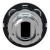 Picture of Flush mounted push button head, Harmony XB4, metal, black, 30mm, spring return, unmarked