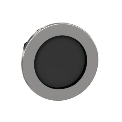 Picture of Head for non illuminated push button, Harmony XB4, flush mounted black pushbutton recessed