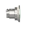 Picture of Flush mounted push button head, Harmony XB4, metal, green, 30mm, spring return, unmarked