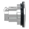 Picture of Flush mounted push button head, Harmony XB4, metal, black, 30mm, spring return, marked DOWN ARROW