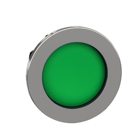 Picture of Head for non illuminated push button, Harmony XB4, flush mounted green pushbutton recessed