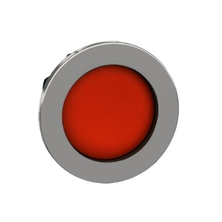 Picture of Head for non illuminated push button, Harmony XB4, flush mounted red pushbutton recessed