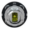 Picture of Flush mounted push button head, Harmony XB4, metal, yellow, 30mm, spring return, unmarked