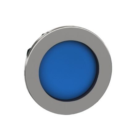 Picture of Head for non illuminated push button, Harmony XB4, flush mounted blue pushbutton recessed
