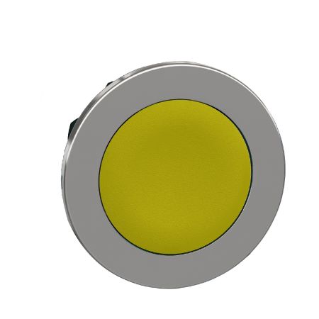 Picture of Head for push button, Harmony XB4, flush mounted yellow flush caps pushbutton push