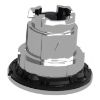 Picture of Head for illuminated push button, Harmony XB4, metal, blue projecting, 30mm, universal LED, push-push, unmarked