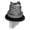 Picture of Head for illuminated selector switch, Harmony XB4, metal, white handle, 30mm, universal LED, 2 positions, stay put