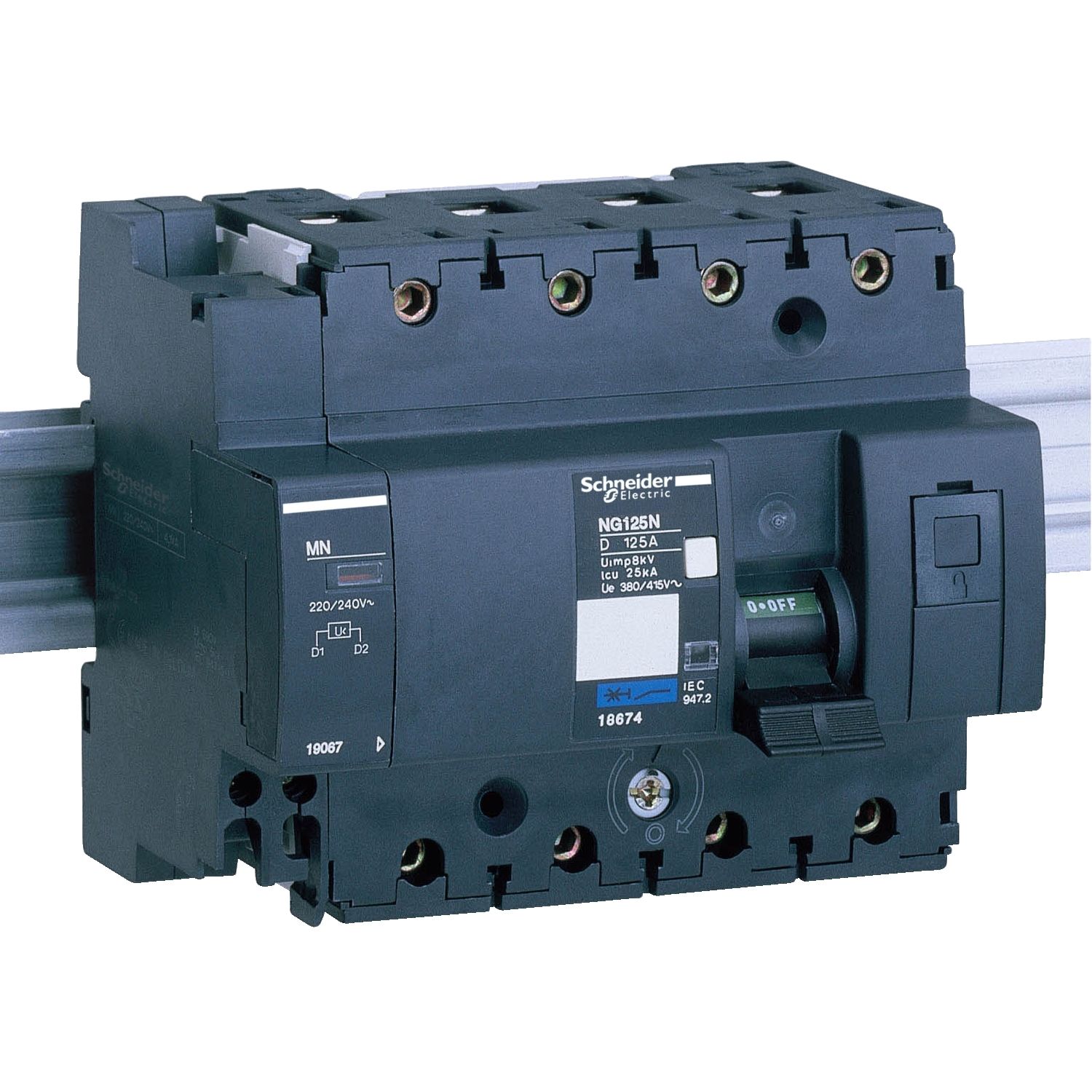 Picture of Undervoltage release, Acti9 NG125, MN, 230VAC to 240VAC