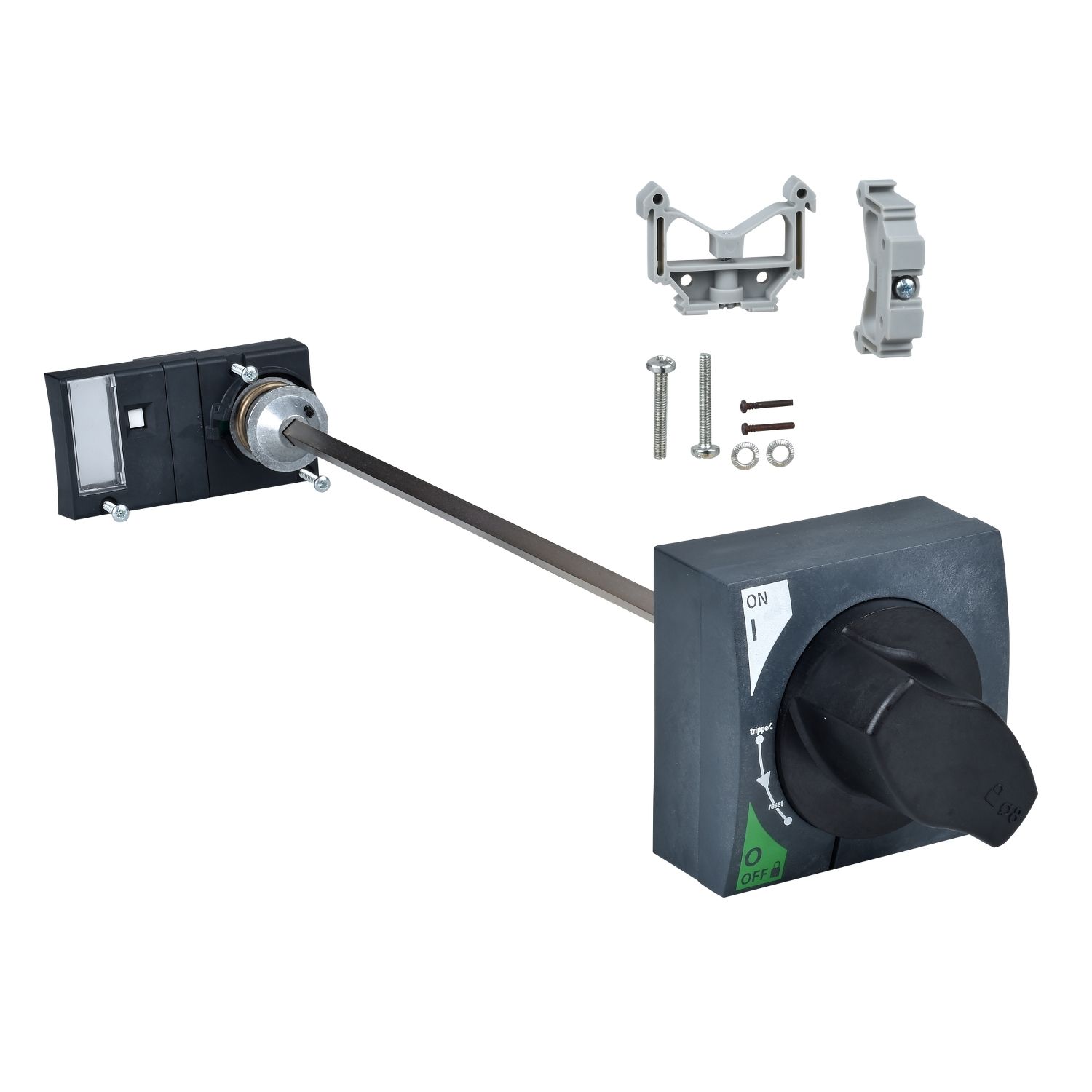 Picture of Front extended rotary handle, Acti9 NG 125, black handle, 3 poles or 4 poles