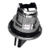 Picture of Flush mounted selector switch head, Harmony XB4, metal, black, 30mm, 2 positions, stay put