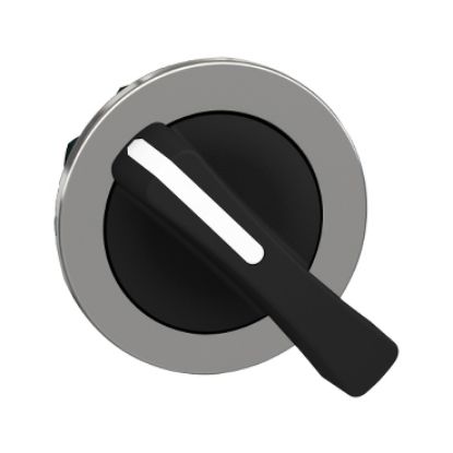 Picture of Head for selector switch, Harmony XB4, flush mounted black long handle 2 position stay put