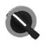 Picture of Head for selector switch, Harmony XB4, flush mounted black long handle 2 pos return right to left