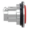 Picture of Flush mounted projecting push button head, Harmony XB4, metal, red, 30mm, spring return, marked O