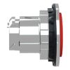 Picture of Flush mounted projecting push button head, Harmony XB4, metal, red, 30mm, spring return, marked STOP