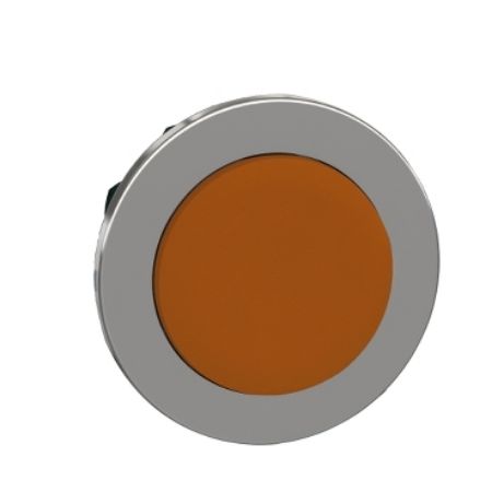 Picture of Head for non illuminated push button, Harmony XB4, flush mounted orange projecting pushbutton