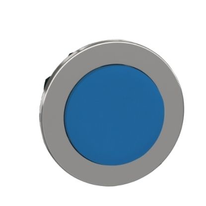 Picture of Head for non illuminated push button, Harmony XB4, flush mounted blue projecting pushbutton