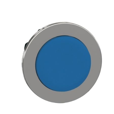 Picture of Head for non illuminated push button, Harmony XB4, flush mounted blue projecting pushbutton
