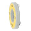 Picture of Illuminated marked legend ring, Harmony XB5, 60mm, plastic, yellow, red fixed integral LED, marked NOT HALT, 24V AC DC