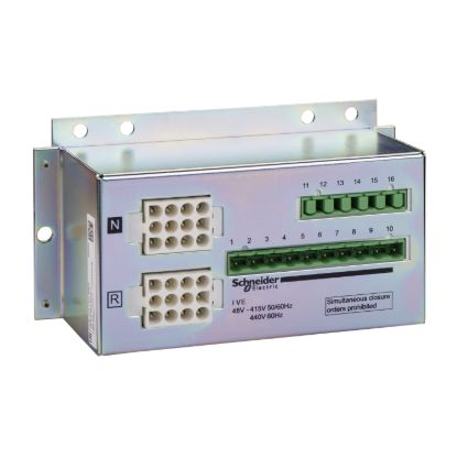 Picture of electrical interlocking, TransferPacT interlock accessory, IVE, 48…415VAC at 50/60Hz, 440VAC at 60Hz