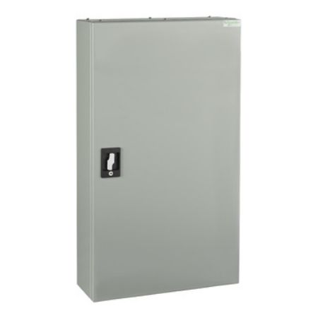 Picture of Acti9, MB Isobar standard distribution board, Acti9, 36 poles, 250A main switch, 18mm, IP42, grey