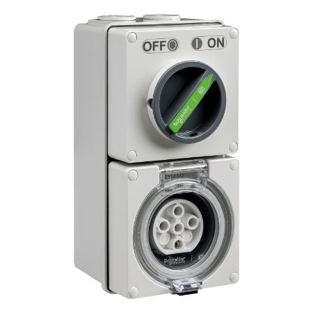 Picture of Easy56, Switched Socket, 5 Pin, 20A, 500V