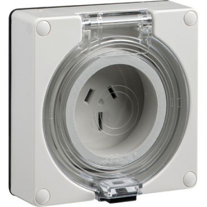 Picture of Easy56, Socket, 3 Pin, 15A, 250V, Less Enclosure