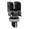 Picture of Selector switch, Harmony XB4, metal, black, 22mm, 3 positions, stay put, 2NO
