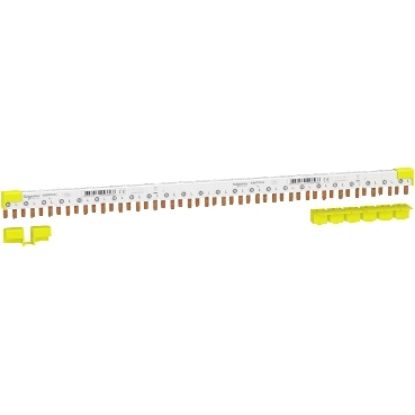 Picture of comb busbar, Acti9, 1L+N, 9 mm pitch, 24 modules, 80 A