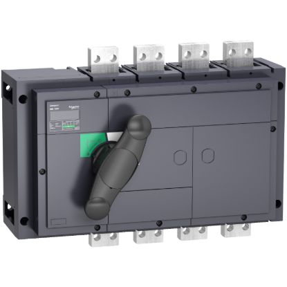 Picture of switch disconnector, Compact INS630b, 630A, standard version with black rotary handle, 4 poles