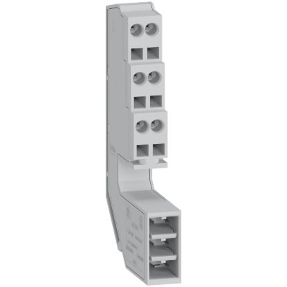 Picture of 3 wires terminal block, MasterPact NT, ComPacT NS630b to NS1600, for drawout devices, spare part