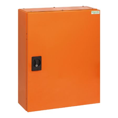 Picture of MB Isobar standard distribution board, Acti9, 24 poles, 160A main switch, 18mm, IP42, orange
