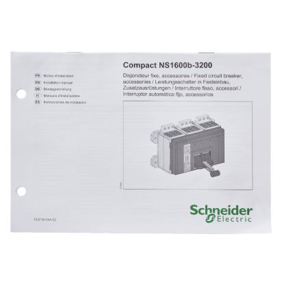 Picture of User manual, ComPact NS3200, circuit breaker and accessories
