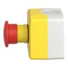 Picture of Harmony XALD XALK, Control station, plastic, yellow, 1 red mushroom head push button Ø40, emergency stop push-pull 1 NC, unmarked